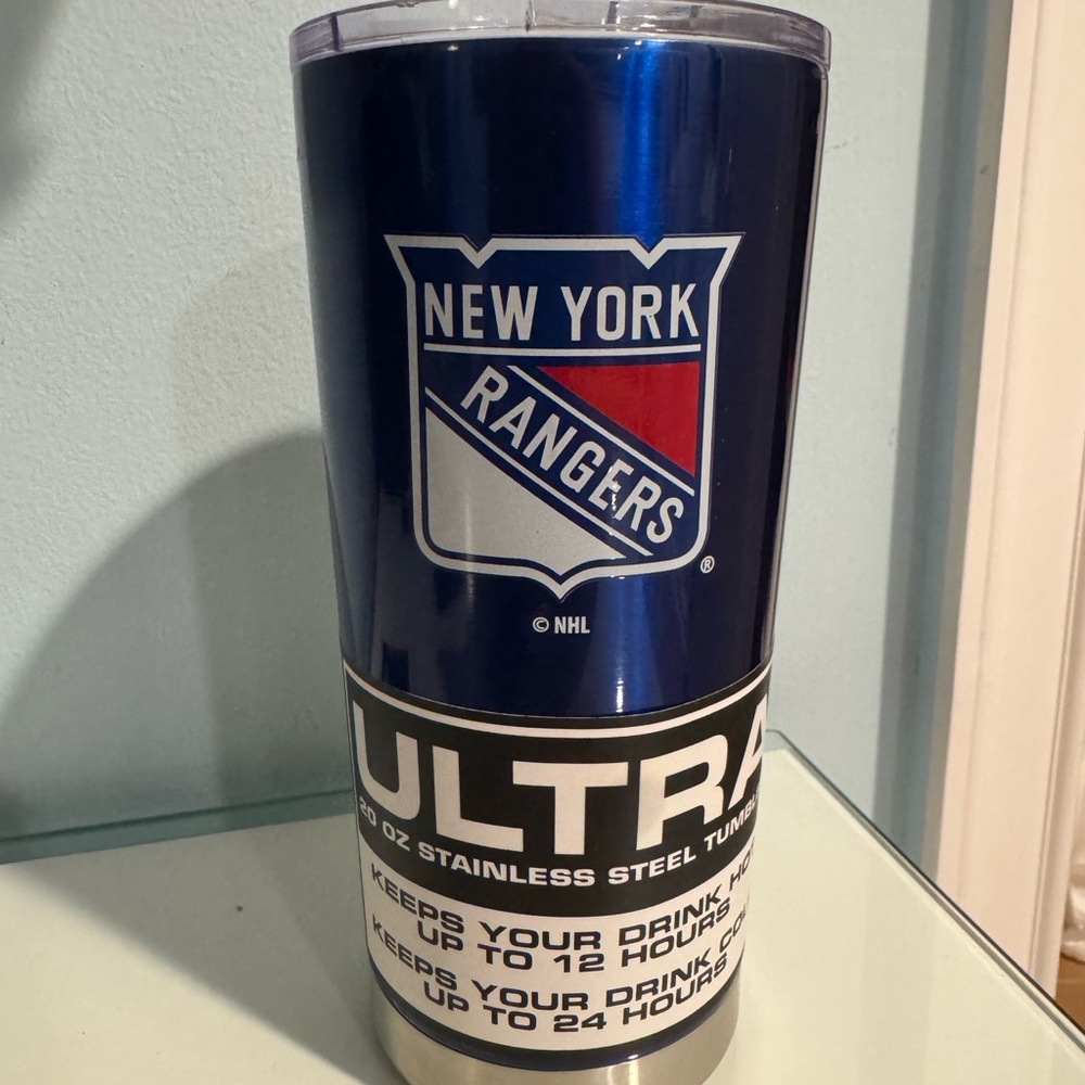 New York Rangers Blue Stainless Steel Tumbler